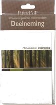 Condoleance /rouwkaarten set van 5 kaarten - gratis verzonden