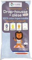 P'TIT ALBATROS Alese en hoeslaken 2 in 1 - gemengde baby - 70 x 140 cm