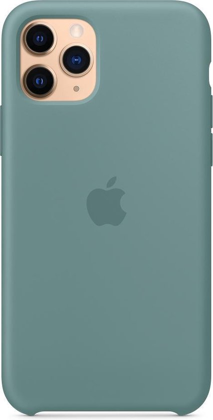 Geestig Symmetrie Verrast zijn Apple Siliconen Hoesje voor iPhone 11 Pro - Cactus Groen | bol.com