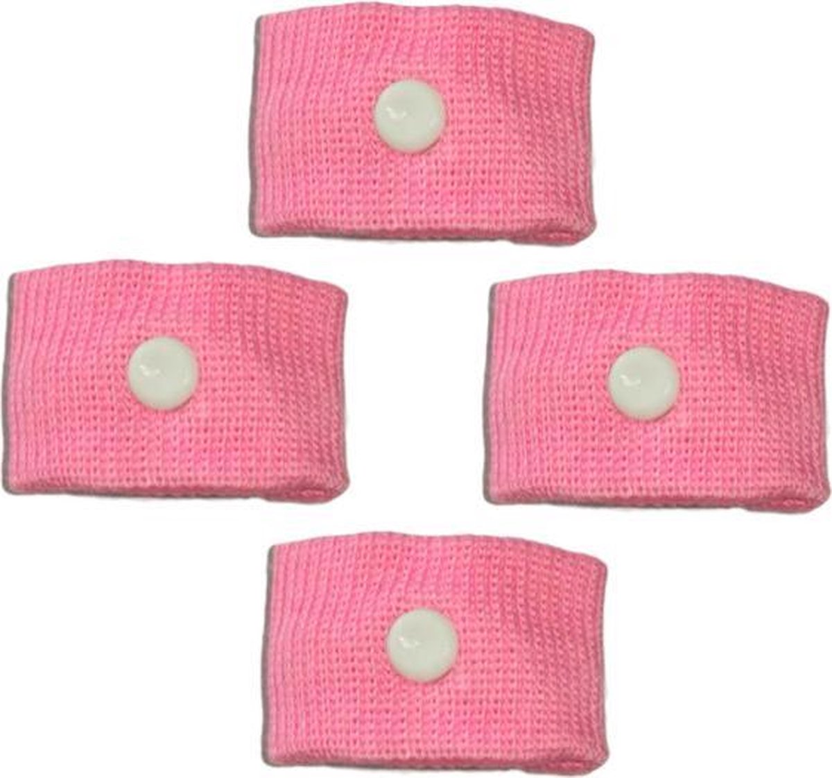ProductGoods - 2 Paar Anti Wagenziek Bandjes - Anti Misselijkheid Band - Anti Misselijkheid Band - Anti Stoom Armband - Anti Misselijkheid Armband - Kleur Roze