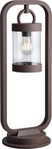 LED Tuinverlichting - Buitenlamp - Trion Semby - Staand - Lichtsensor - E27 Fitting - Roestkleur - Aluminium - BES LED