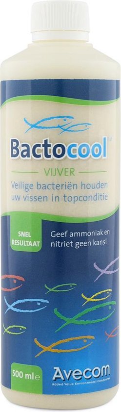 Bactocool® Vijver 500 mL - levende en veilige vijver bacterien - geef ammoniak en nitriet geen kans! (vijverbacterien)