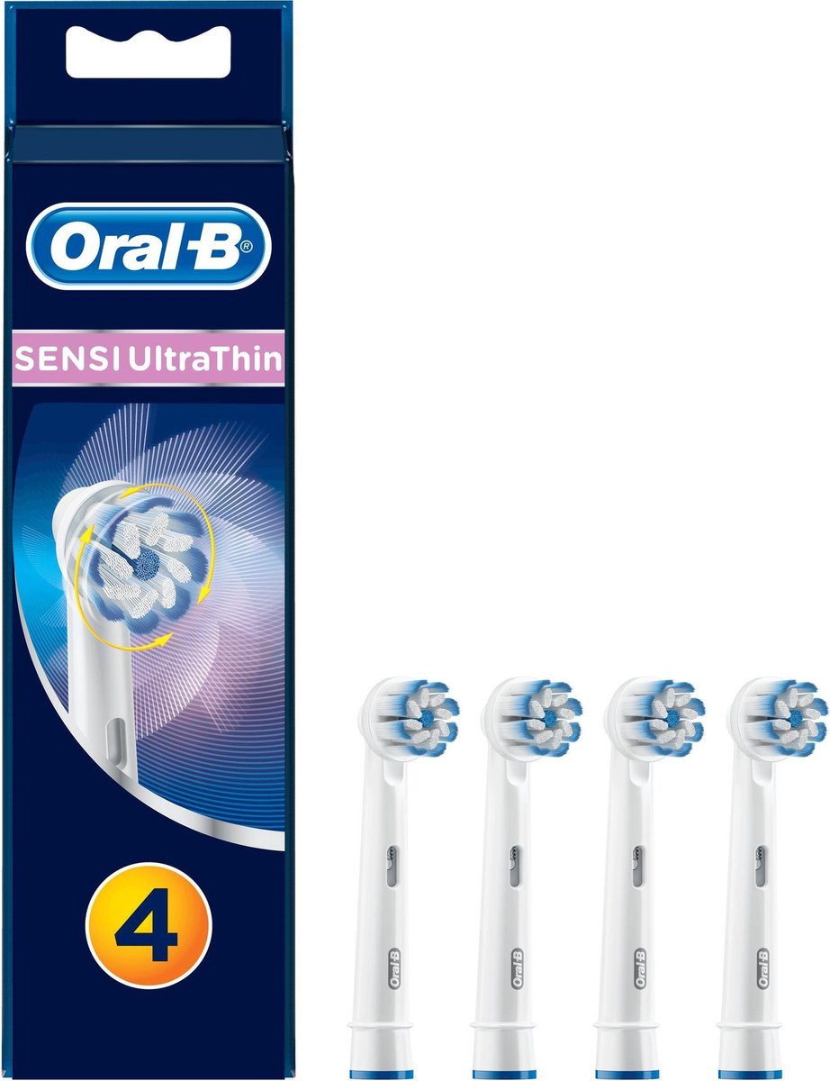 Oral-B Sensi UltraThin - Opzetborstels - 4 stuks