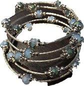 Wikkelarmband wit