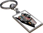 Gemodificeerd Truck - Sleutelhanger - Cadeau - Verjaardag - Kerst - Kado - Valentijn - Auto