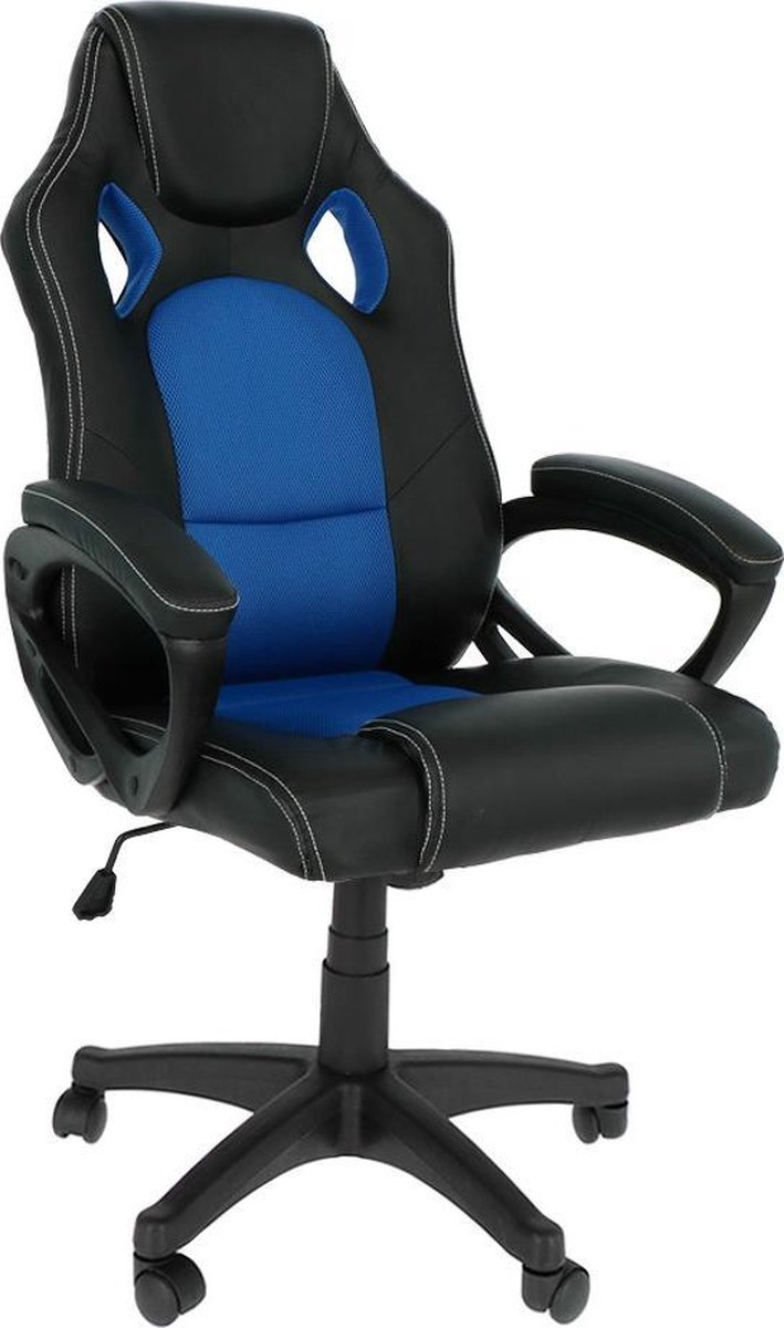 Alora Gamestoel Manhattan Bureaustoel - Blauw
