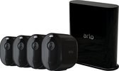 Arlo Pro 3 Spotlight Camera Zwart 4-STUKS - Beveiligingscamera - IP Camera - Binnen & Buiten - Bewegingssensor - Smart Home - Inbraakbeveiliging - Night Vision - Incl. Smart Hub - Incl. 90 dagen proefperiode Arlo Service Plan - VMS4440B-100EUS