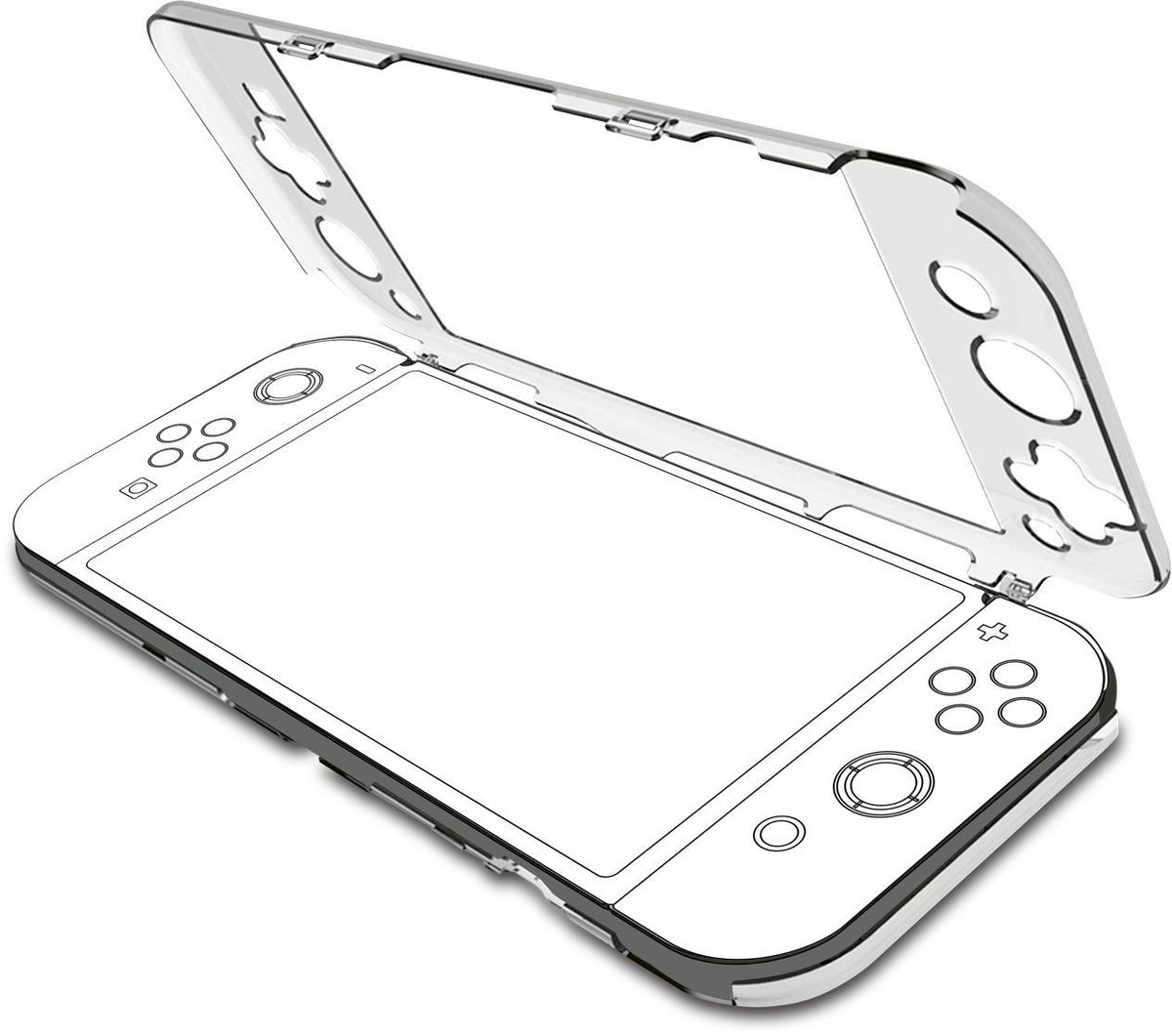 Étui De Protection Transparent Pour Switch Lite - Temu Belgium