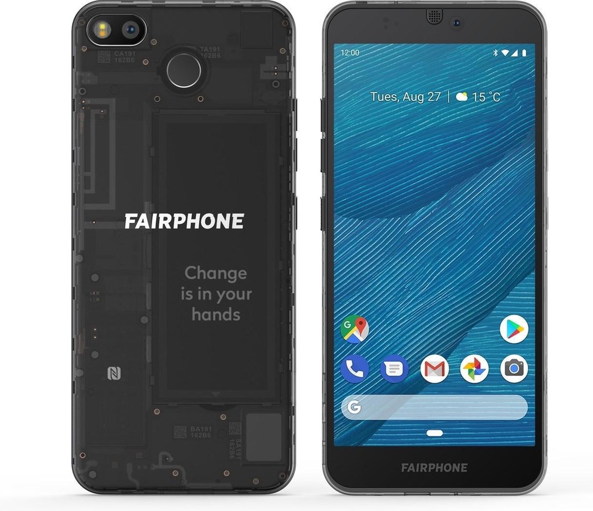Fairphone 3 14,3 cm (5.65") Double SIM Android 9.0 4G USB Type-C 4 Go 64 Go  3060 mAh Noir | bol.com