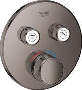 GROHE Grohtherm SmartControl inbouw douchethermostaat - 2 knoppen - Hard Graphite (antraciet) - 29119A00