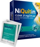 NiQuitin Clear Pleisters 21 mg - Stoppen met roken - 14 stuks