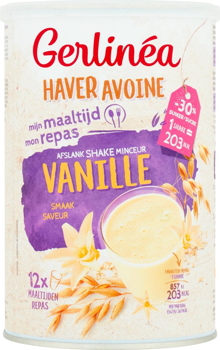 Goedkoopste Gerlinea - Milkshake - Haver - Vanille