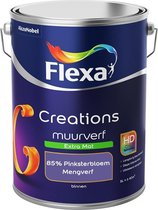Flexa Creations Muurverf - Extra Mat - Mengkleuren Collectie - 85% Pinksterbloem  - 5 liter