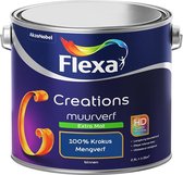 Flexa Creations Muurverf - Extra Mat - Mengkleuren Collectie - 100% Krokus - 2,5 liter