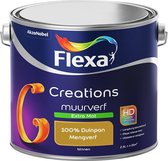 Flexa Creations Muurverf - Extra Mat - Mengkleuren Collectie - 100% Duinpan - 2,5 liter