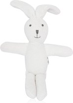 Gehaakt Knuffeldier | Gebreid Knuffelkonijn | Wit | Handgemaakt | 30 cm | kraamcadeau