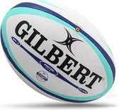 Gilbert rugbybal Match Photon Sky/Blu maat 4