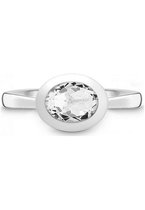 Quinn - Dames Ring - 925 / - zilver - edelsteen - 021400620