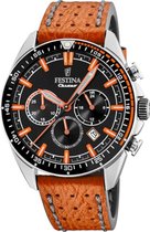 Festina F20377/4 The Originals Chronograaf - Polshorloge - Staal - Zilverkleurig - Ø 43,5mm