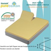 Splittopper Hoeslaken Jersey Katoen - Bamboo