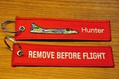 Remove Before Flight sleutelhanger Hawker Hunter