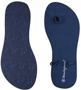 Lage Bandajanas slipper, blauw, maat 39