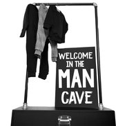 Wandbord welcome in the man cave-kinderkamer
