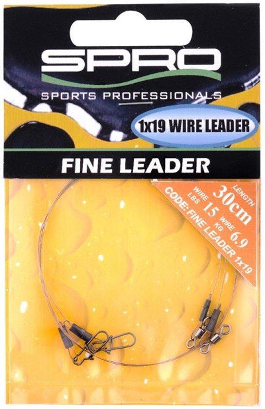 Spro Pike Fighter Fine Leader 1 X 19 – 25 Cm – 13,7 Kg