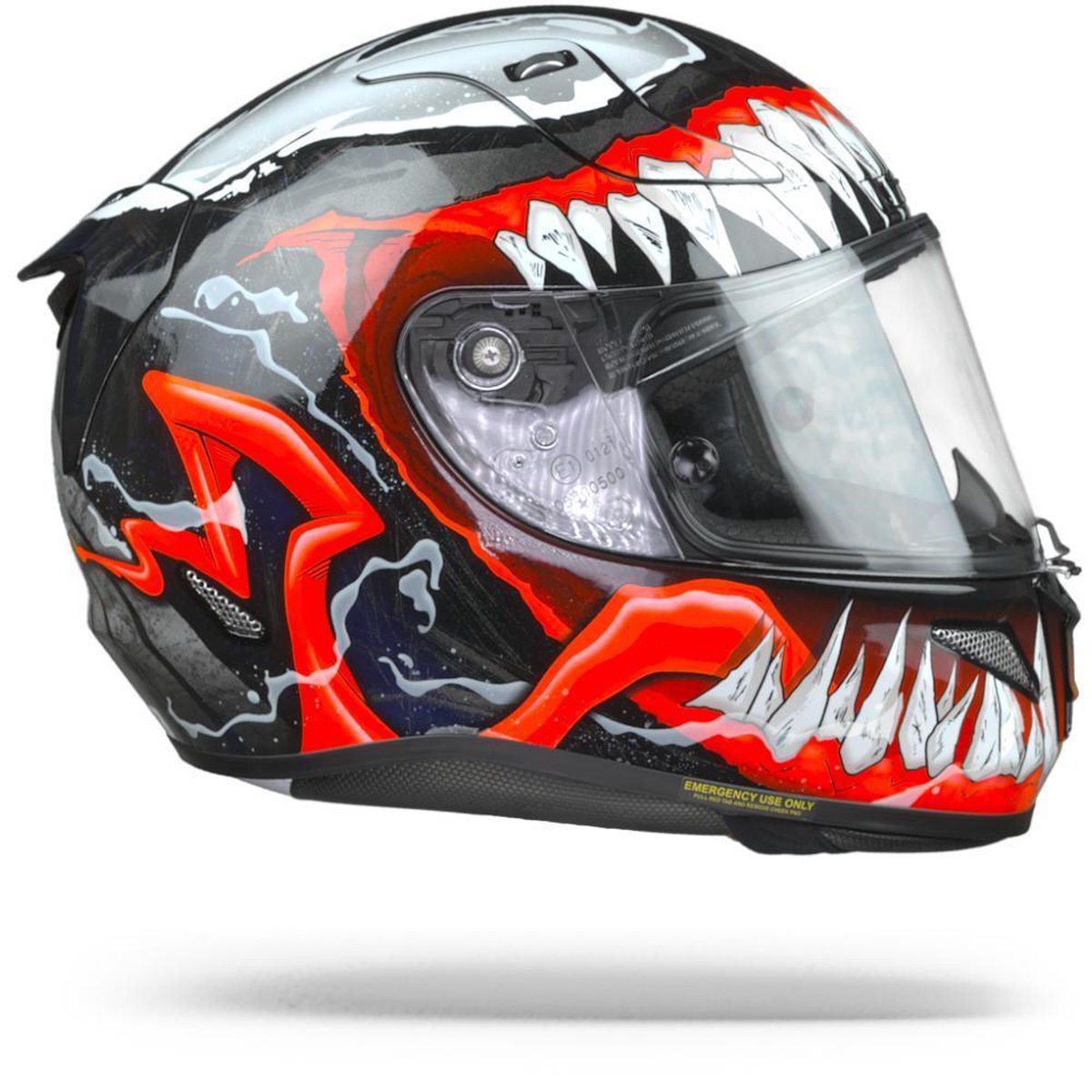 HJC RPHA 11 Venom 2 Marvel MC1 Black Red White Full Face Helmet 2XL | bol