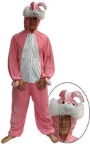 Kostuum konijn / paashaas roze L/XL