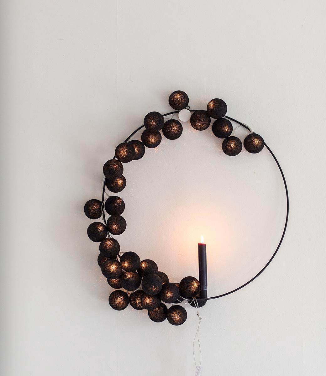 Cotton Ball Lights lichtslinger Black 20 cotton balls