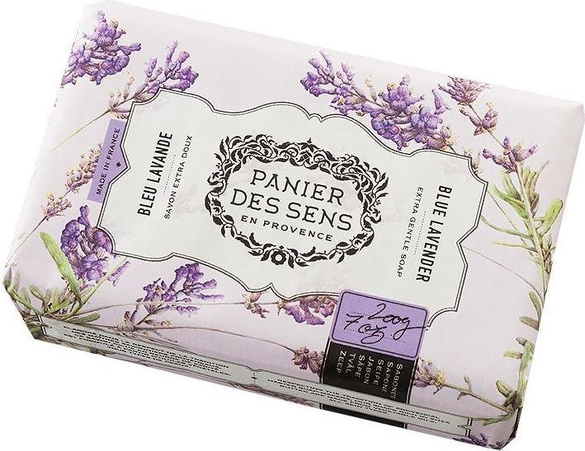 Panier Des Sens Shea Butter Soaps Extra Gentle Soap Zeep Blue Lavender 200gr