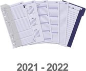 Kalpa 6336-25-26 Pocket 6 Ring Planner Vulling 1 Week per 2 Paginas Jaardoos NL FR DE NL 2025 2026