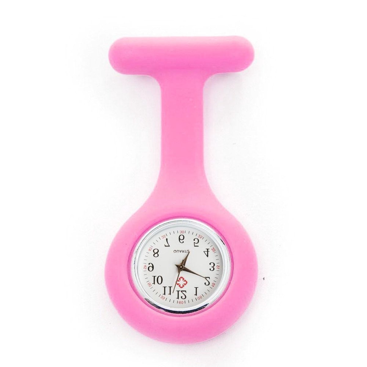 Verpleegster horloge - Verpleegsterhorloge - Nurse Watch - siliconen - Rose