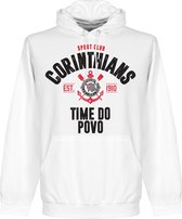 Corinthians Established Hoodie - Wit - XL