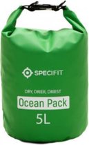 Specifit Ocean Pack 5 Liter - Drybag - Waterdichte Tas - Droogtas Groen - Outdoor Tas