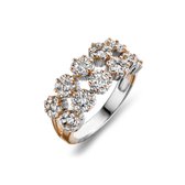 Silver Rose -R2001R-58 -Ring -925 Zilver rosé -Cubic Zirkonia