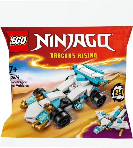 LEGO Ninjago 30674 - Zane's drakenkracht voertuigen (polybag)