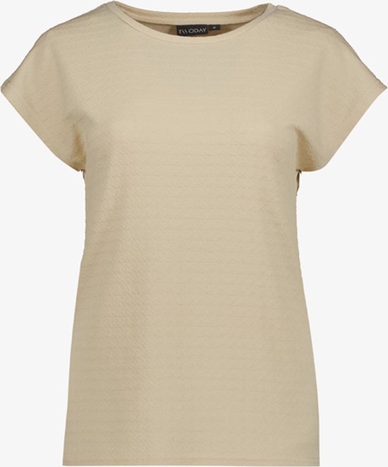 TwoDay dames T-shirt beige - Maat XL