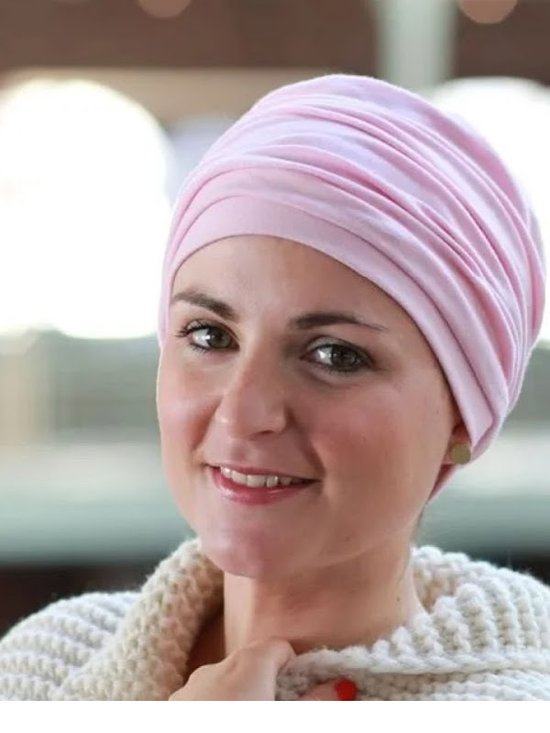 Lookhatme - chemo muts dames - Noa Pink - chemo hoofdbedekking