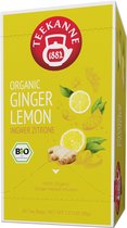 Teekanne - Premium Ginger Lemon - biologisch - kruidenthee - 20 theezakjes - geschikt voor horeca en kantoor - 1 doosje