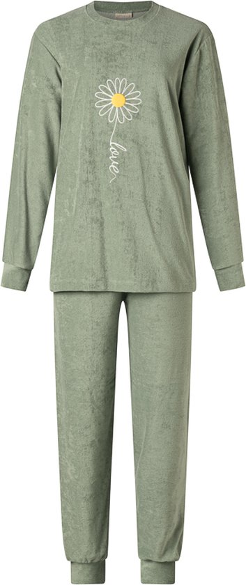 Dames pyjama Lunatex badstof 124205 navy maat XL