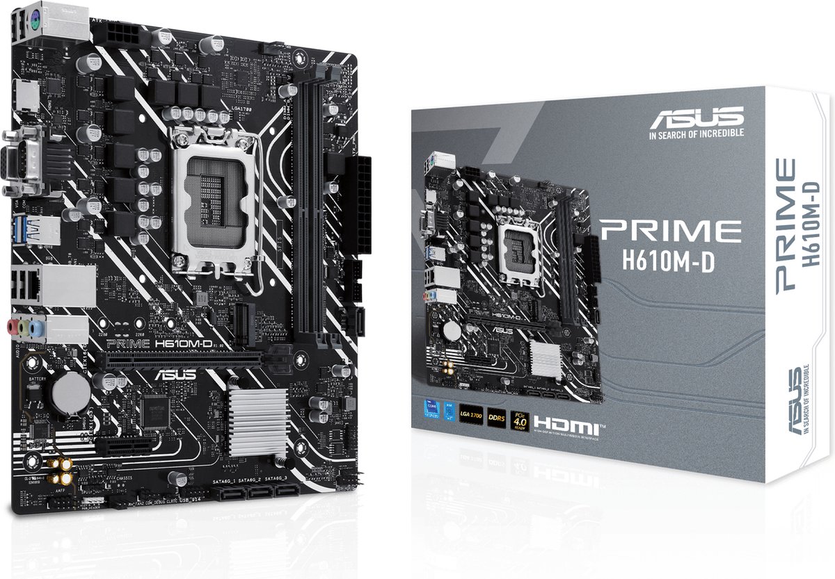 ASUS PRIME H610M-D Intel H610 LGA 1700 micro ATX