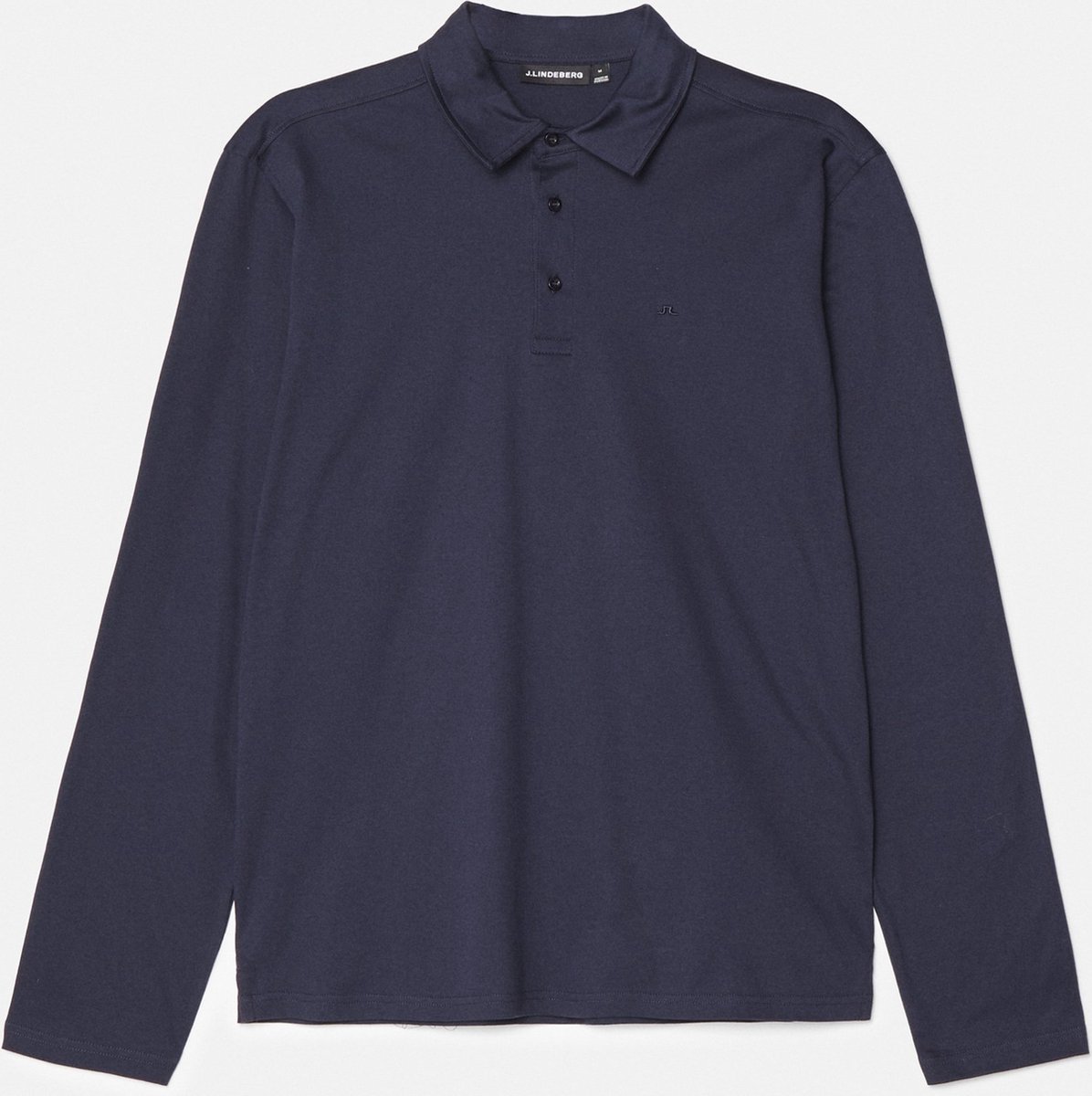 J.lindeberg Men Asher Long Sleeve Polo Navy