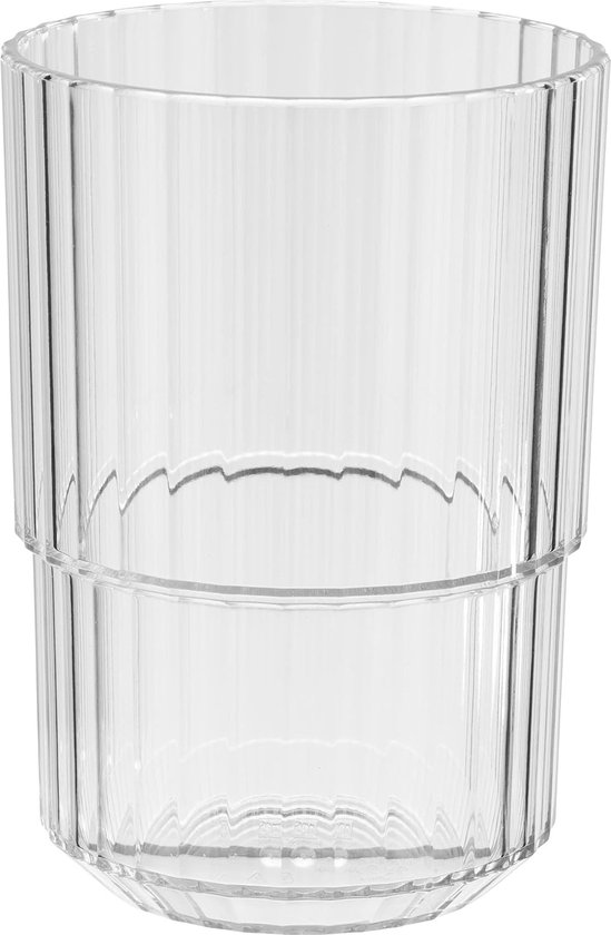 yongzhenlite 15oz grote acryl glazen plastic beker/drinkkoppen, set van 6 multi-hamerstijl, BPA-vrij