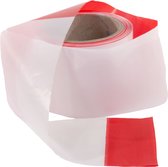 Ruban barrière rouge / blanc 75 mm x 100 mètres (028.0502)