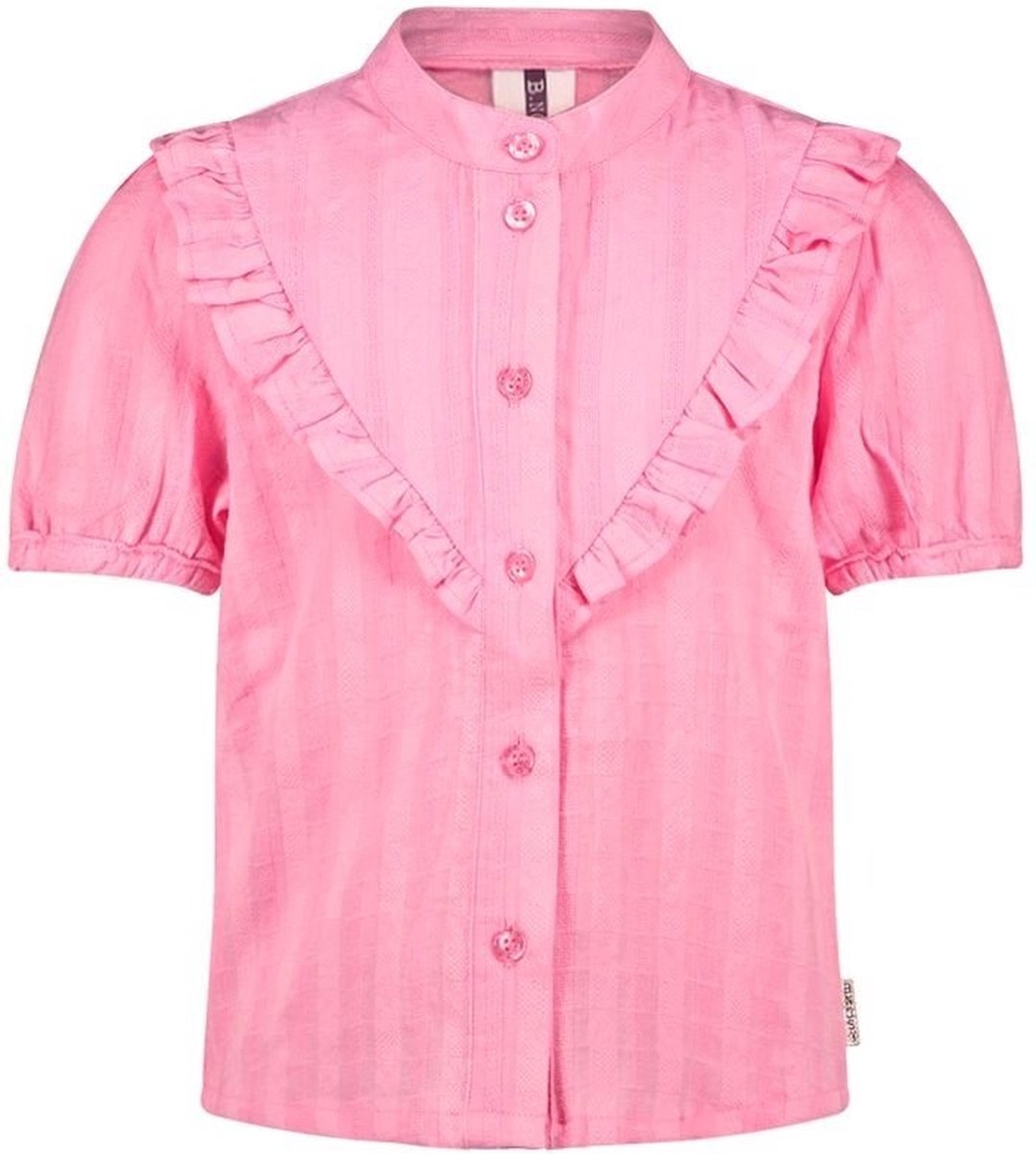 B.Nosy Meisjes blouse - Soof - Sugar roze