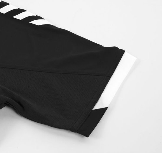 Hummel Fyn Shirt Korte Mouw Kinderen - Zwart / Wit | Maat: 152