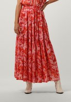 Lollys Laundry Sunset Skirt Rokken Dames - Rood - Maat XS