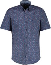 Lerros Overhemd Shirt Met Korte Mouwen En Bloemenprint 2432104 448 Mannen Maat - XL